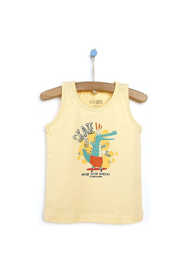 HelloBaby Basic Erkek Bebek Atlet Tshirt - 1