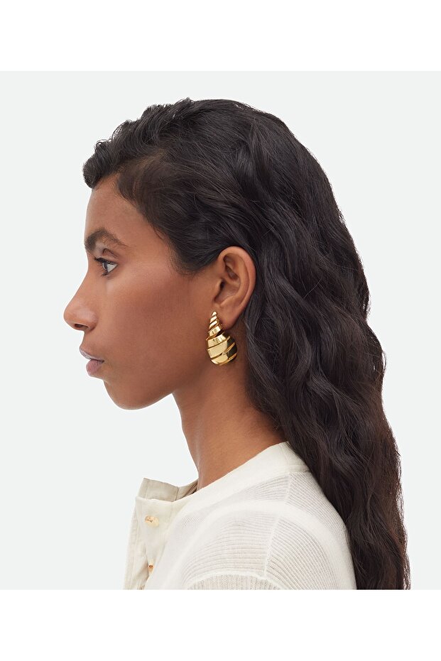 Drop earrings spiral model - 3