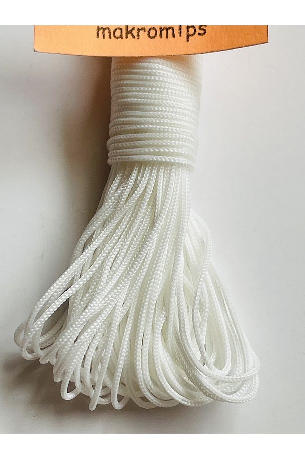 MAKROME İP (10 metre) PARAŞÜT ÖRGÜ HOBİ GÖZLÜK KAYIŞ TESBİH BİLEKLİK KOLYE İPİ - 1