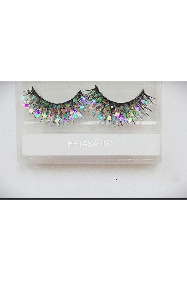 Glitter Simli Takma Kirpik - 1