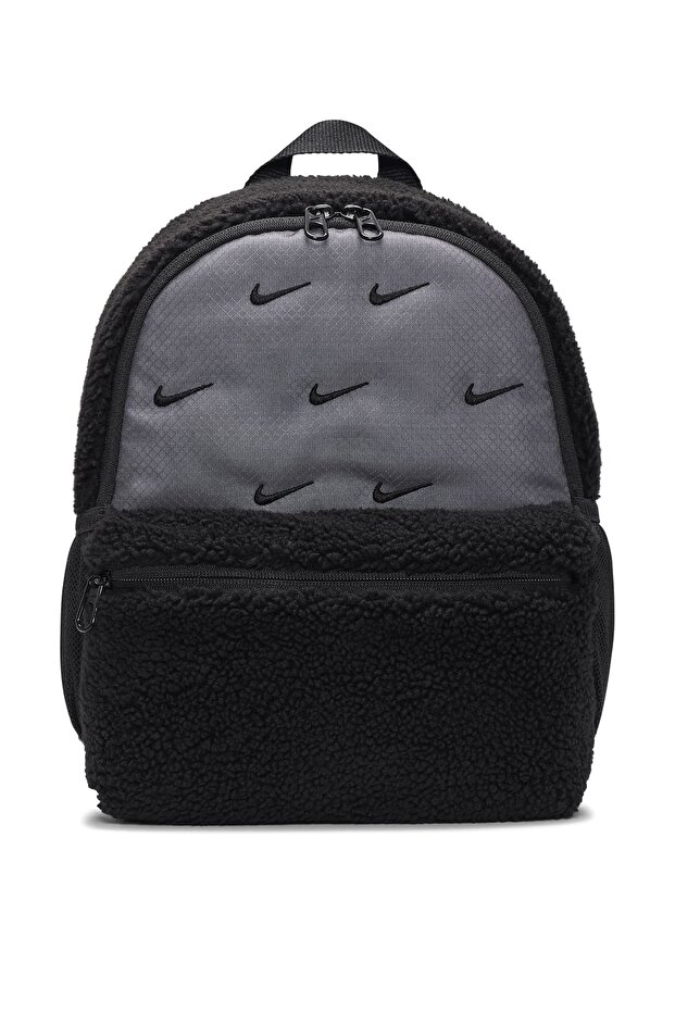 حقيبة ظهر صغيرة من نايكي باللون الأسود والرمادي - 3
