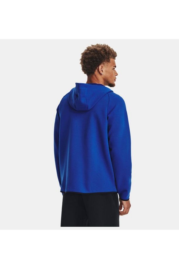 Erkek UA Unstoppable Fleece Kapüşonlu Üst 1379811-400 - 2