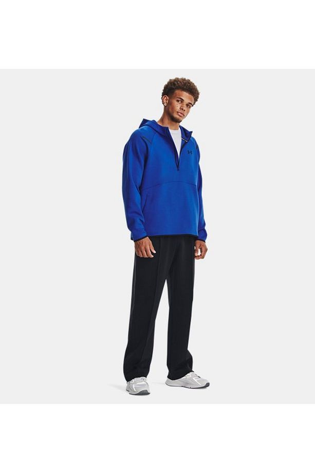 Erkek UA Unstoppable Fleece Kapüşonlu Üst 1379811-400 - 3