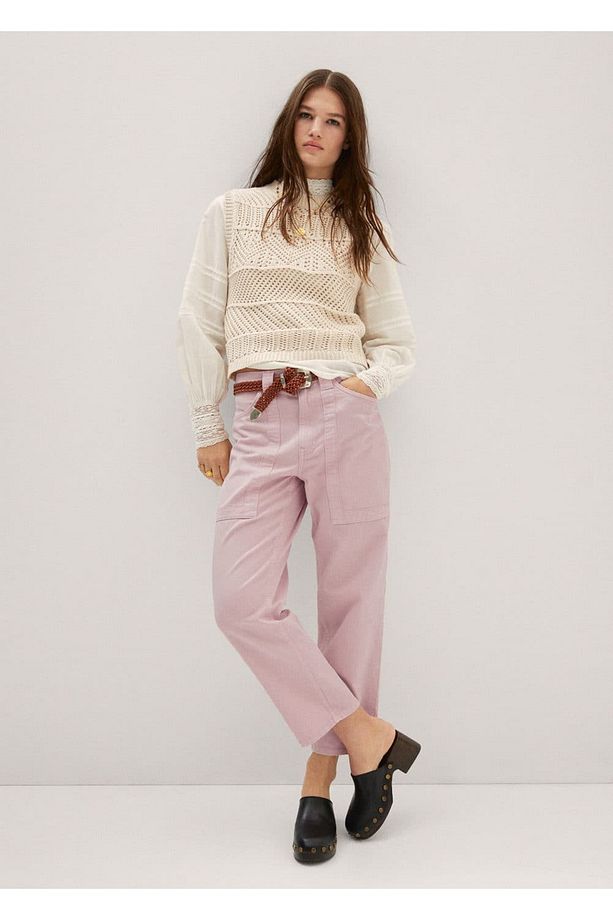 Yüksek Bel Slouchy Jean Pantolon - 2