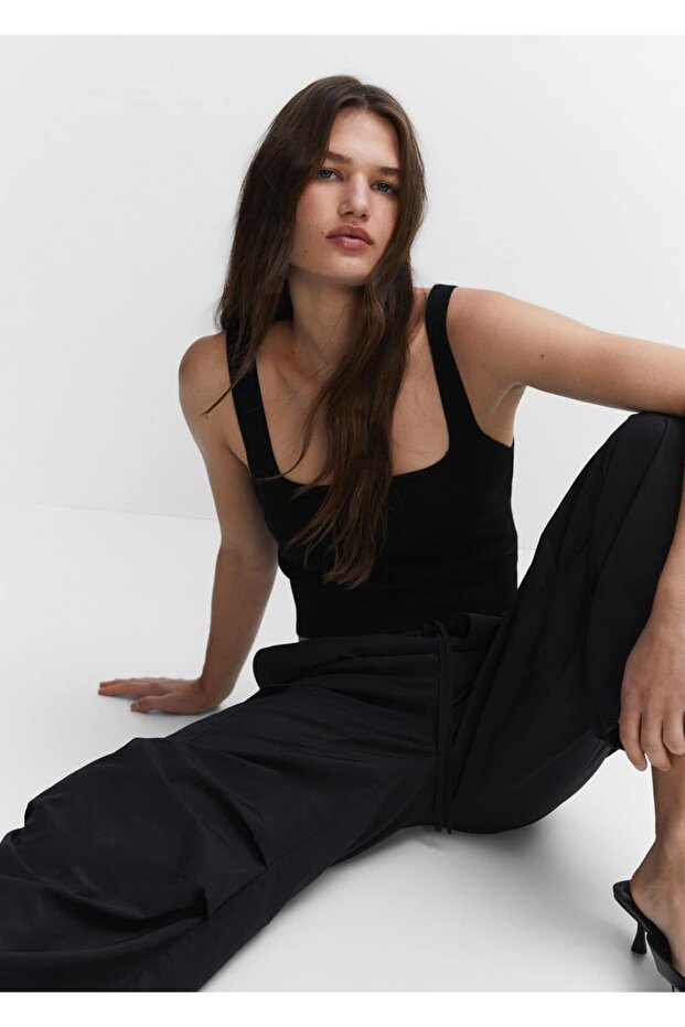 Triko Cropped Bluz - 6