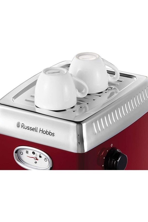 28250-56 Retro Red Espresso Makinesi - 2