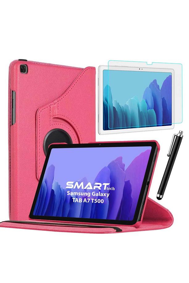 Samsung Galaxy Tab A7 T500 / A7 LTE T505 T507 Kılıf Ekran Koruyucu Kalem Set - 1