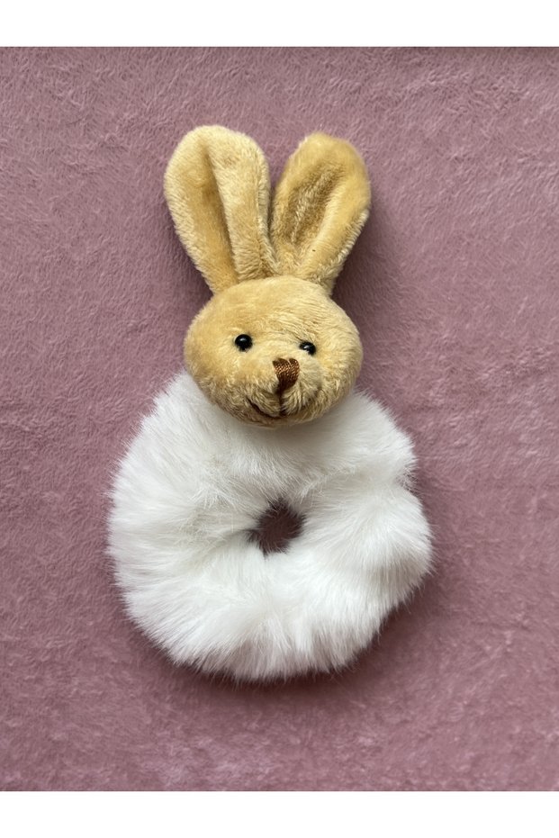 Women's and Girls' Plush Teddy Bear Detailed Rubber Buckle