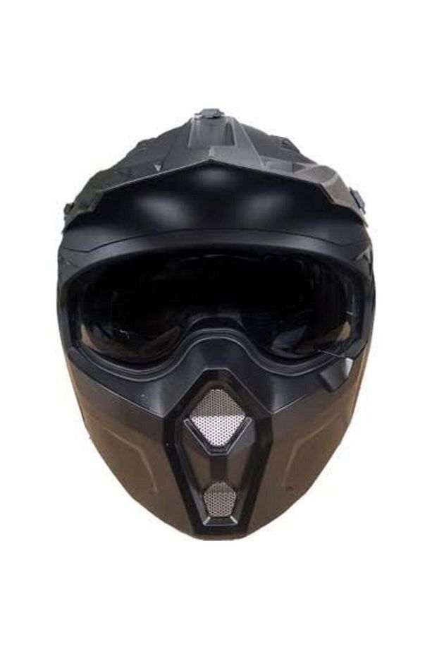Kask Sway X1-X Seul Çene Çıkan Kask Mat Siyah - 1