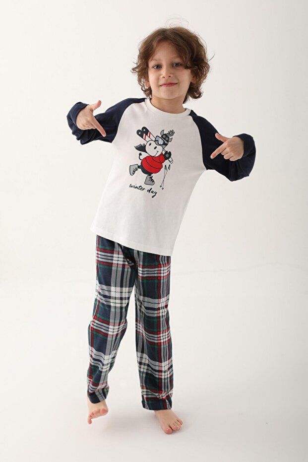 AR2750C Erkek Çocuk Kışlık Pijama Takım - 3