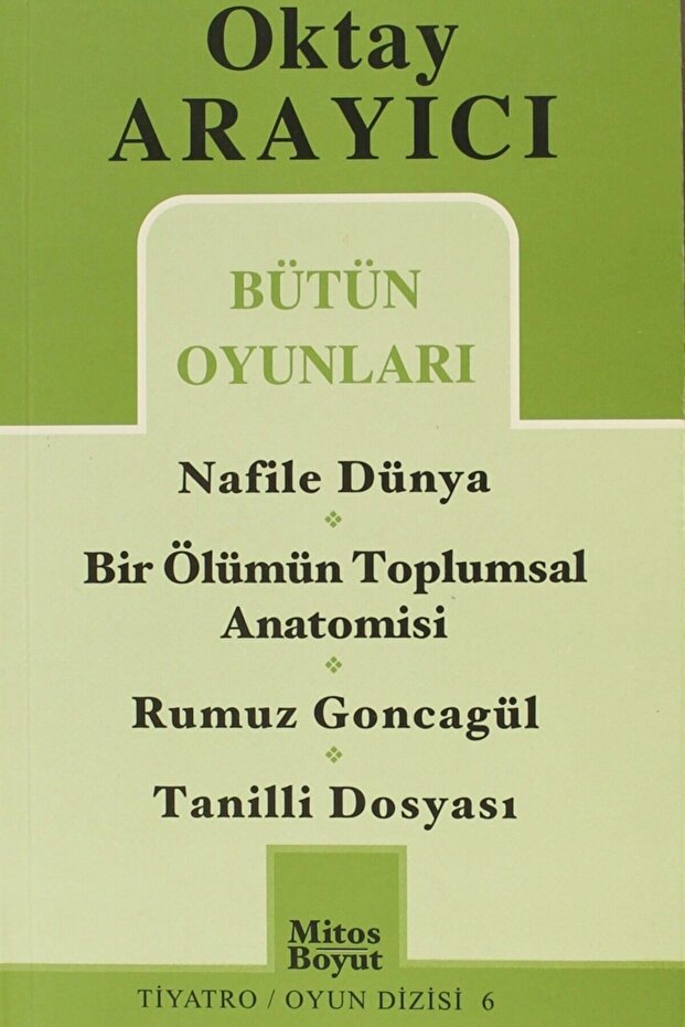 Bütün Oyunları-1 Nafile World / the Social Anatomy of a Death / Rumuz Goncagül / Tanilli Do