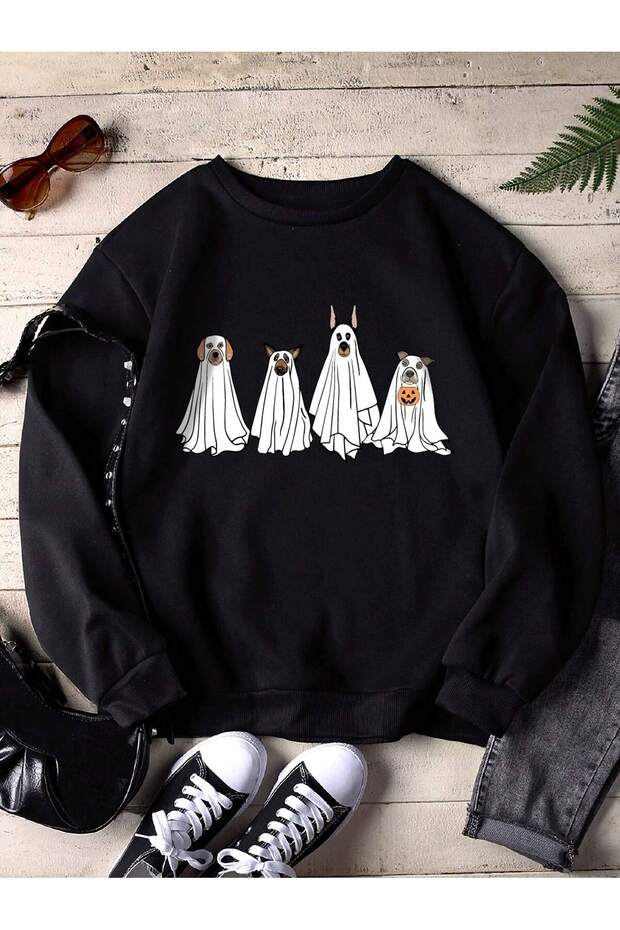 Imprimare Halloween Negru