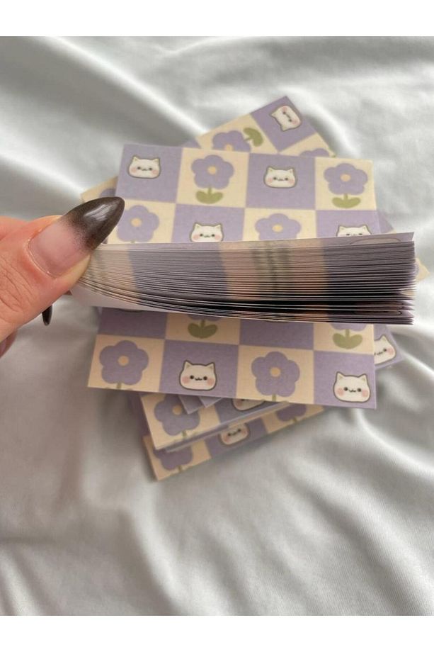 Purple Cat Memo Pad Kare Not Defteri - 2