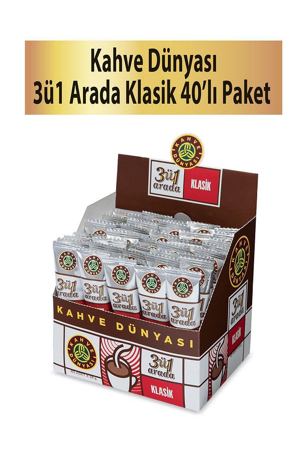 3ü1 Arada Klasik Kahve 40 x 18 gr - 1