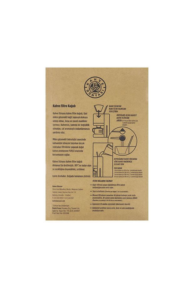 No 4 80 Adet Kahve Filtre Kağıdı - 2