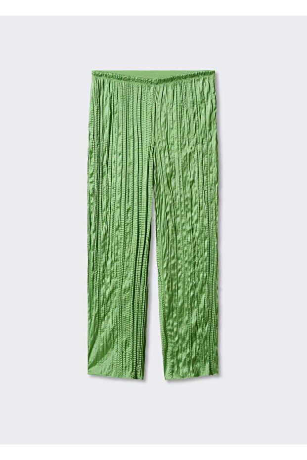 Pilili Saten Pantolon - 3