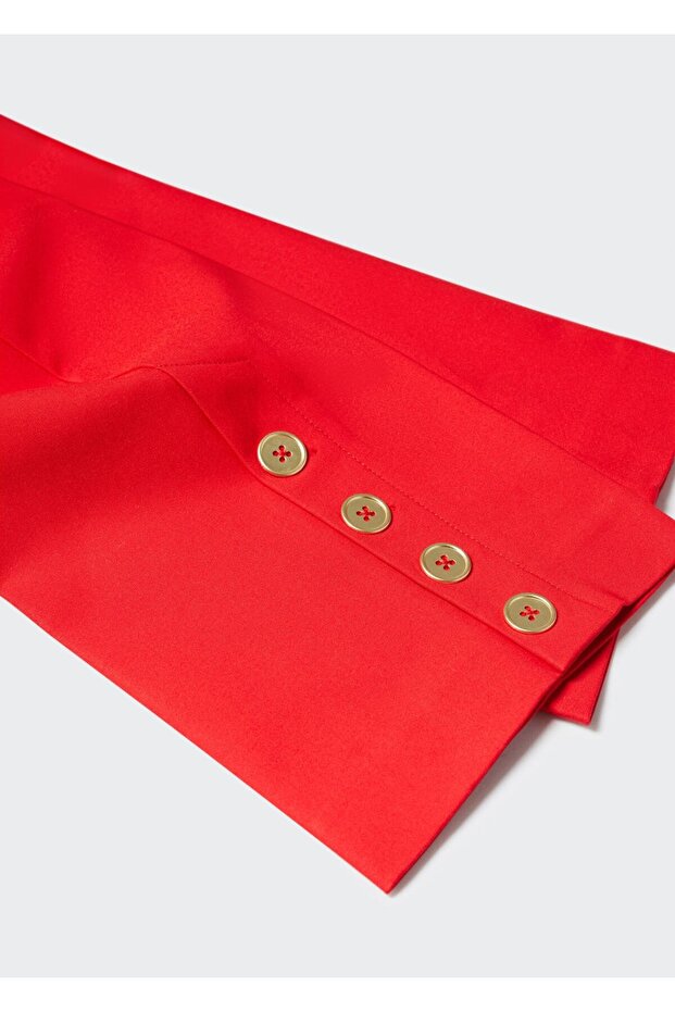 Straight Cut Buttoned Trousers - 5