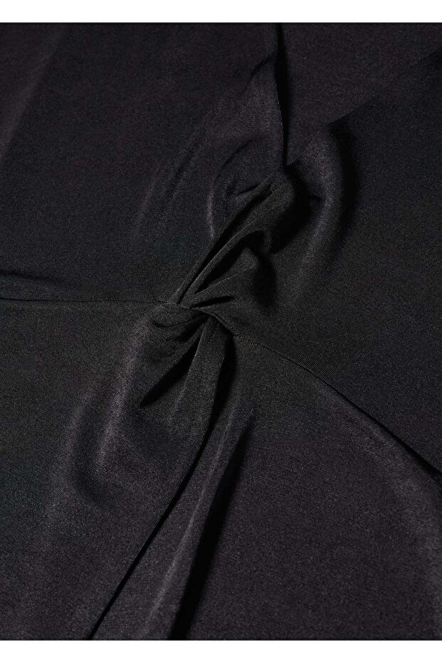 Düğüm detaylı tişört - 5