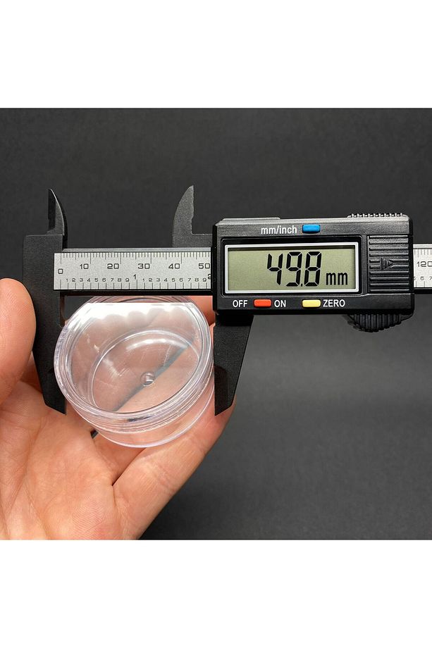 50 CC ŞEFFAF MİKA KREM KAVANOZU - KAPAKLI - 50 ML MİKA KREM KAVANOZU 6 ADET - 3