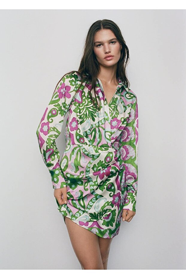 Anvelop Saten Elbise - 6