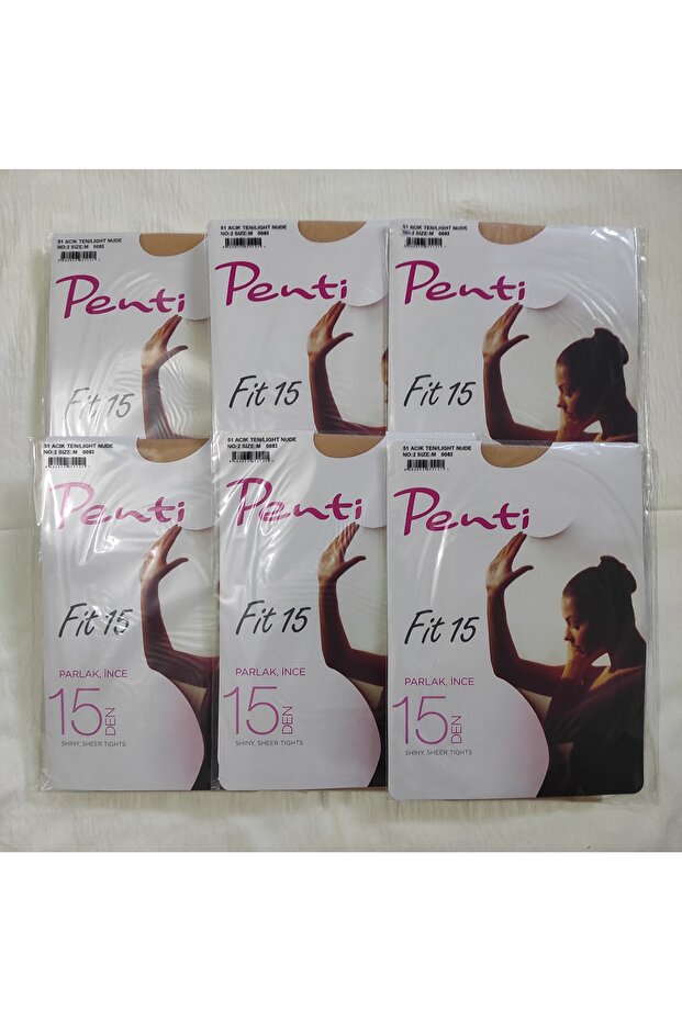 Fit 15 Pantyhose 6-Piece