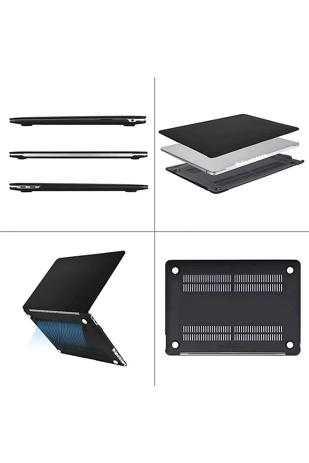 Apple Macbook Pro M1-m2 Çip A2289 / A2251 / A2338 13.3" Touch Bar /touch Id Kılıf Kapak Koruma - 3