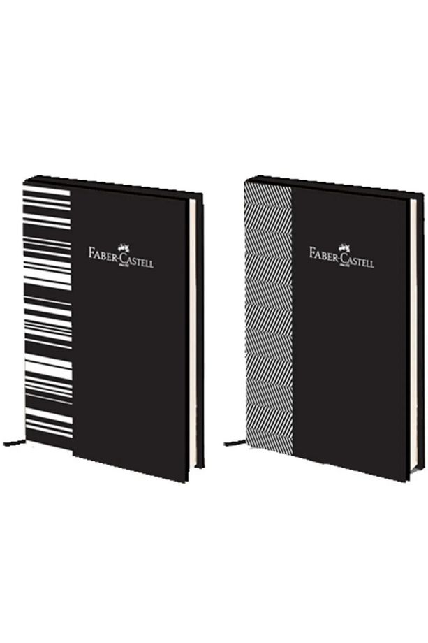 Faber-Castell Sert Kapak Defter Stripe A5 120 Yaprak Çizgisiz - Düz 5075400608000 - 1