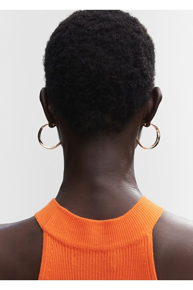 Halter Yaka Triko Elbise - 7