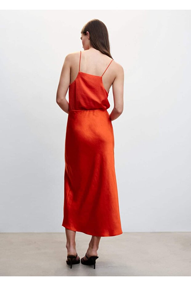 Saten Askılı Bluz - 4