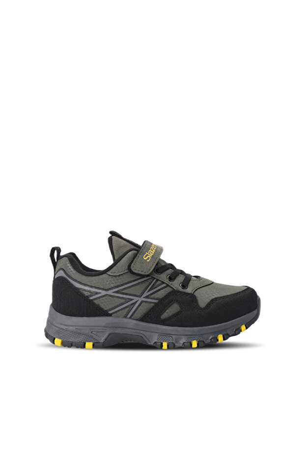 Nala Kids Velcro Khaki Casual Sneakers