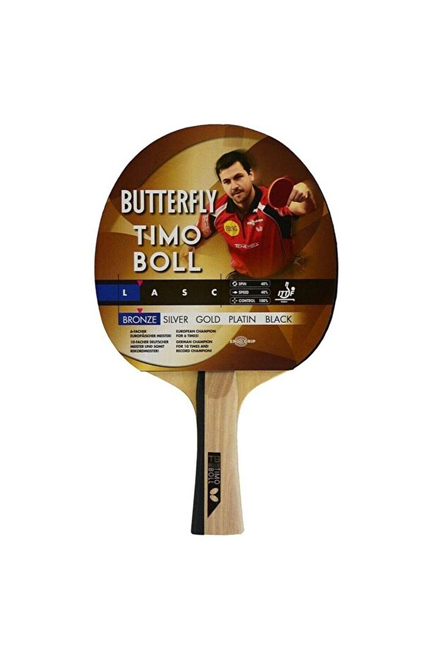 مضرب تنس الطاولة الأسود - 2