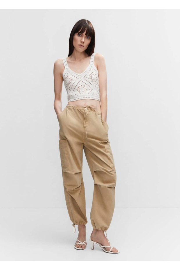 Kroşe Cropped Bluz - 2