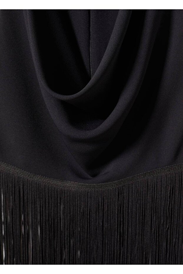 Püsküllü Kısa Bluz - 6