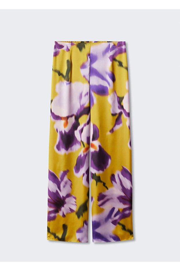 Çiçekli Palazzo Pantolon - 3
