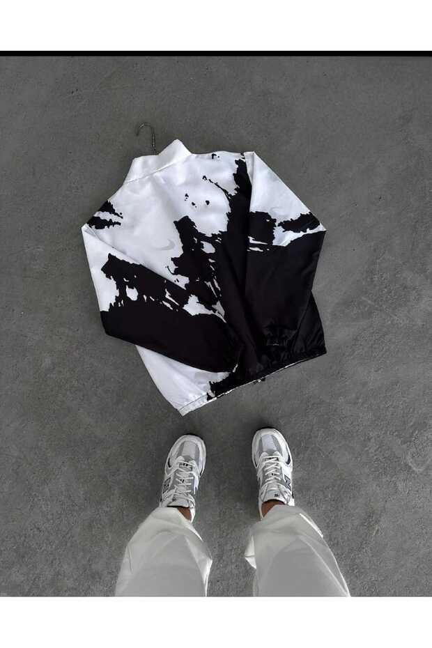 معطف واق من المطر بنمط رقمي - 2