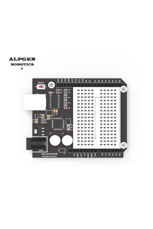 Uno Breadboard Robotik Kodlama Geliştirme Kartı Atmega328p-au - 3