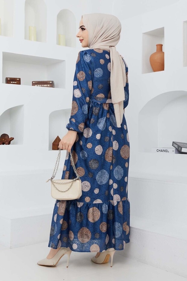 Tülay Elbise - İndigo - 7