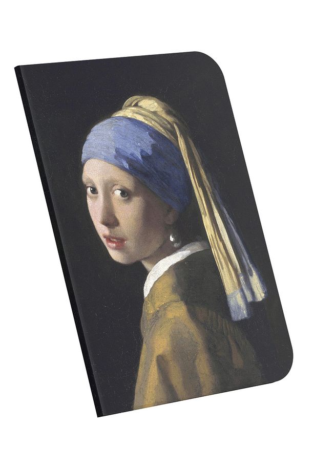 A4 Defter 9 - Johannes Vermeer - Inci Küpeli Kız , 1665 - Çizgisiz - 64 Sayfa - 21x29,7 Cm - 1