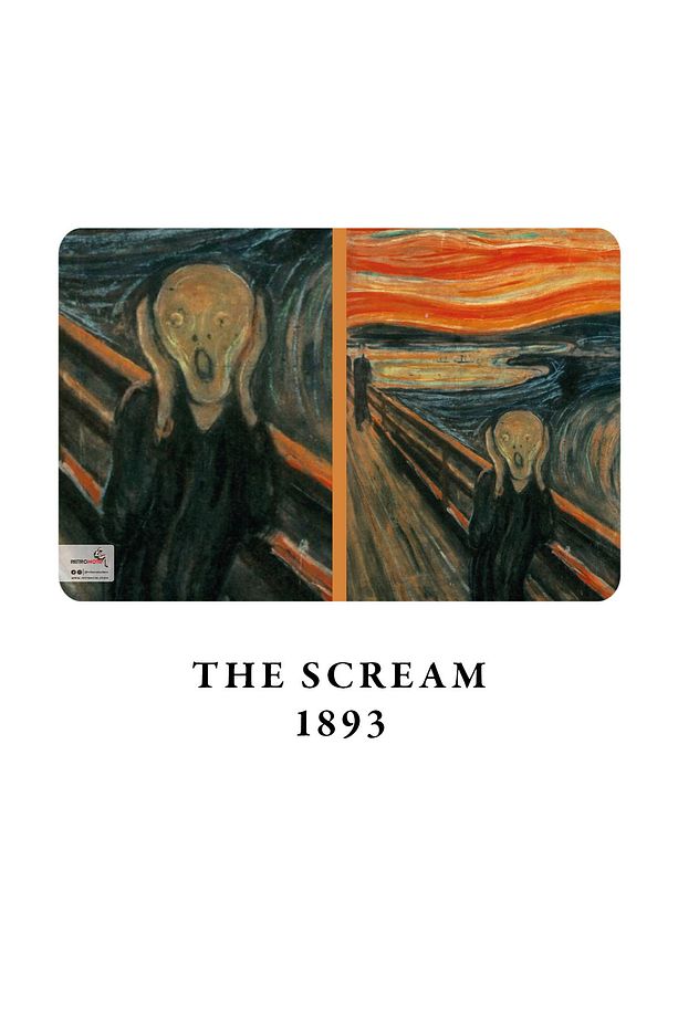 A4 Defter 12 Edward Munch The Scream 1893 Çizgisiz 64 Sayfa 21x29,7 cm - 2