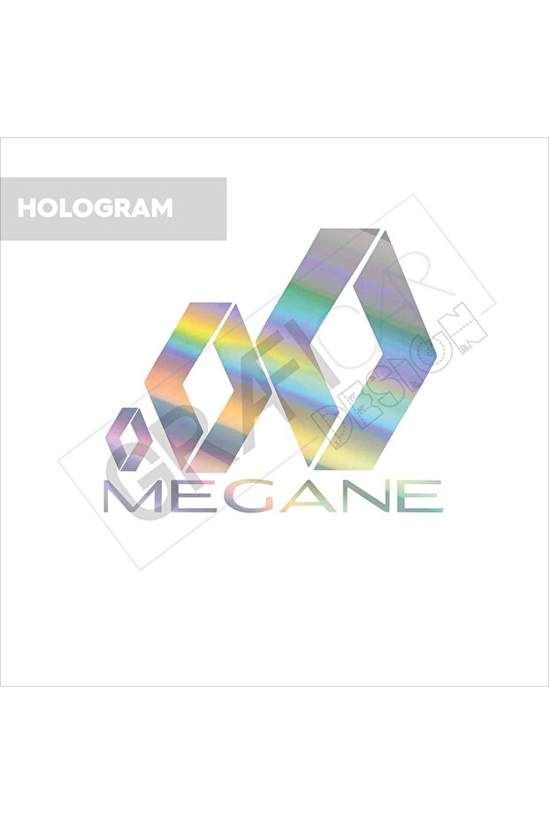 Renault Megane 3 Emblem Covering Sticker Set/make-up Case Compatible 2013/hologram