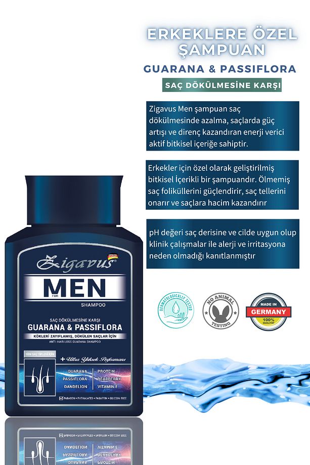 Men Dökülme Karşıtı Şampuan 300 ml 8699349130664 - 3