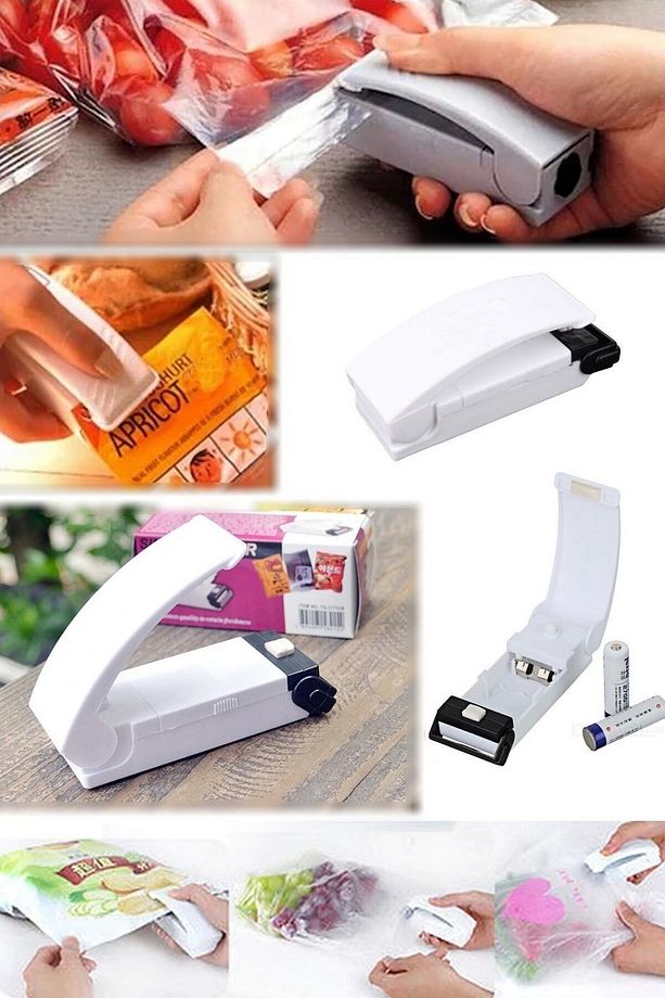Poşet Kapatıcı Super Handy Sealer Isıtıcılı Korea Type Pilli Mini Sealing Poşet Yapıştırma Aleti - 2