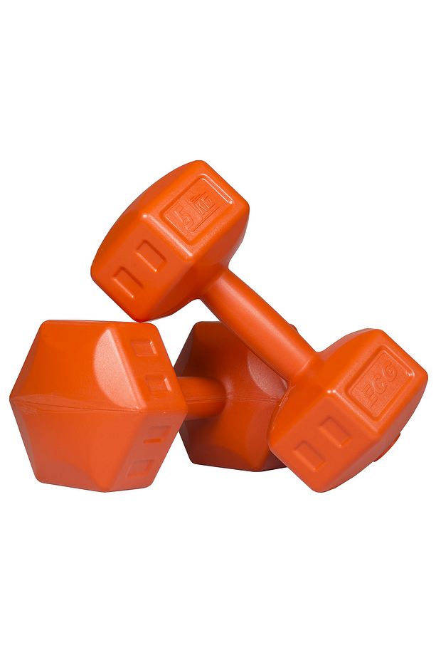 Spor 5 Kg Turuncu Dambıl Seti 5 Kg X 2 Adet Toplam 10 Kg Ağırlık Seti - 1