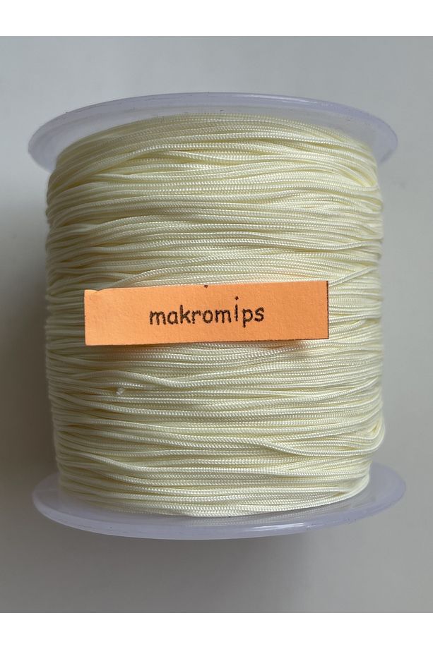 MAKROME İP PARAŞÜT İPİ BİLEKLİK KOLYE HALHAL TAKI TASARIM - 1