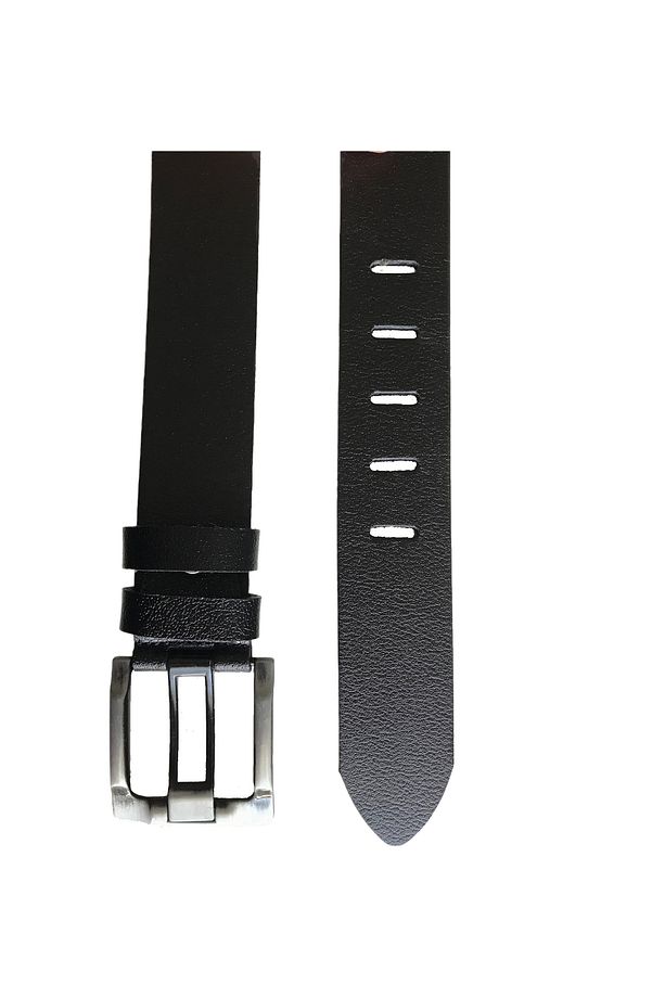 %100 Hakiki Kaliteli Deri 4.5 Cm Geniş Dilli Siyah Kot, Spor Kemer=dk-genis - 5