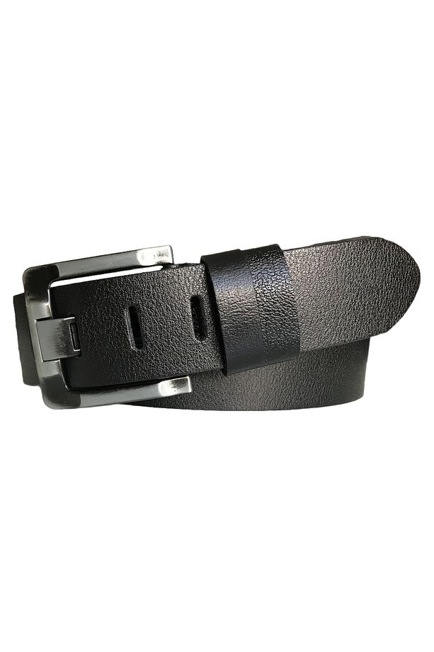 %100 Hakiki Kaliteli Deri 4.5 Cm Geniş Dilli Siyah Kot, Spor Kemer=dk-genis - 1