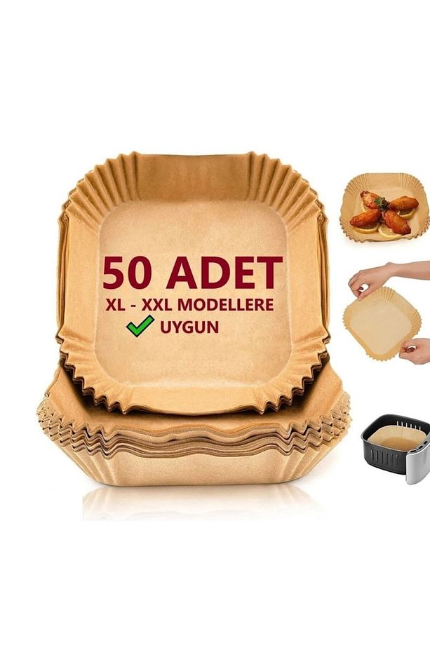 Dn-00107 Airfryer Pişirme Kağıdı Kare 50 Adet -77 - 6