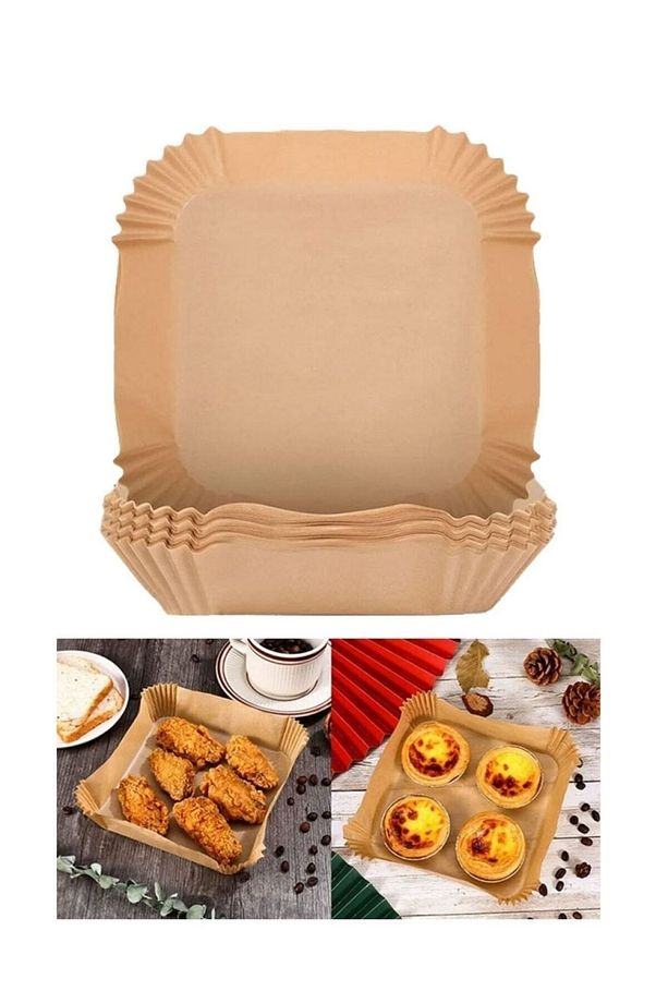 Dn-00107 Airfryer Pişirme Kağıdı Kare 50 Adet -77 - 7