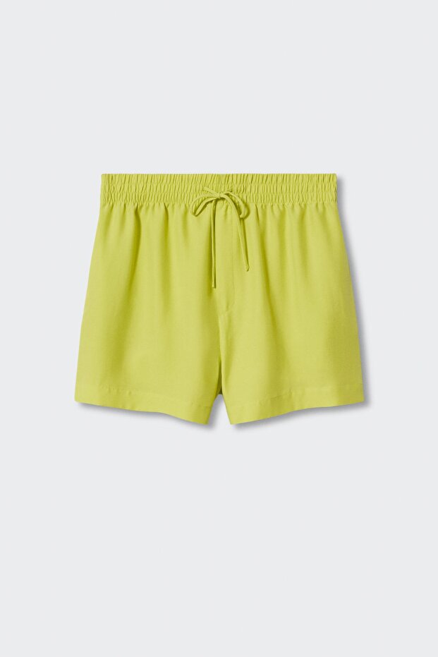 Kadın Lime Yeşili Şort & Bermuda - 3