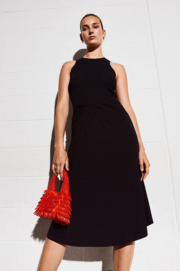 Siyah Kadın Etek 37092003 - 5